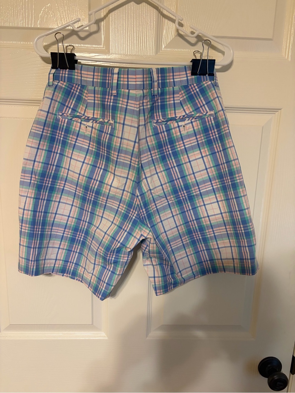 Vineyard Vines Pastel Plaid Shorts - Blue & Pink NWOT